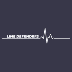 Line Defenders - Youth Long Sleeve Jersey Tee w/ Back Name Option Design