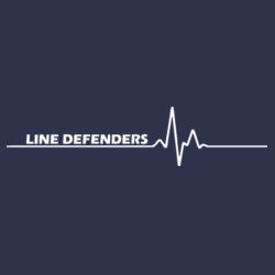 Line Defenders - Heavy Blend Youth Crewneck Sweatshirt w/ Back Name Option Design