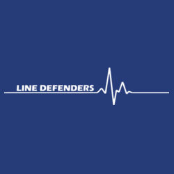 Line Defenders - Premium Fitted CVC Crew w/ Back Name Option Design