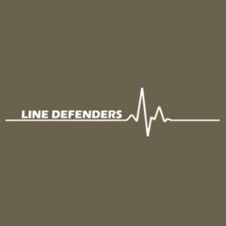 Line Defenders - Triblend Short Sleeve Crew w/ Back Name Option Design