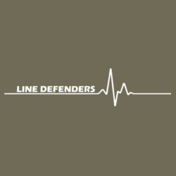 Line Defenders - Unisex Hooded Full-Zip Sweatshirt w/ Back Name Option Design