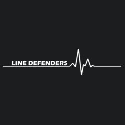 Line Defenders - Unisex Lightweight Hooded Sweatshirt w/ Back Name Option Design