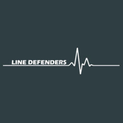 Line Defenders - Heavy Blend Hooded Sweatshirt w/ Back Name Option Design
