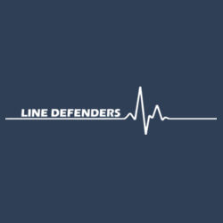 Line Defenders - Unisex Sponge Fleece Raglan Sweatshirt w/ Back Name Option Design