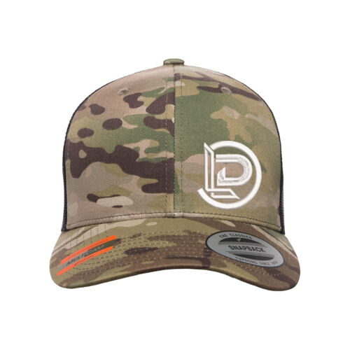 Line Defenders - Six-Panel Retro Trucker Cap - Left Thumbnail