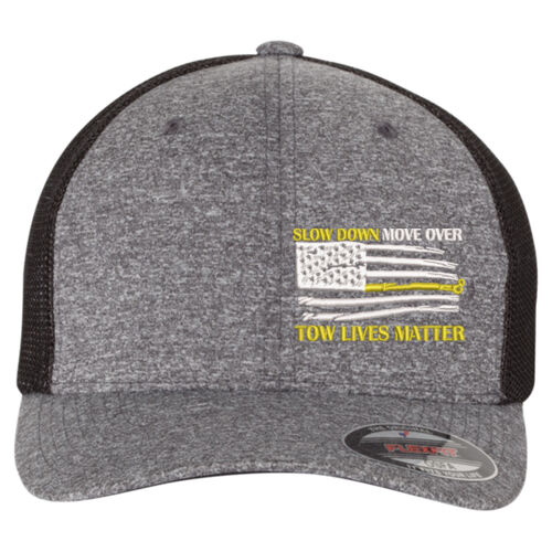 United Family - Melange Trucker Cap With Mesh Back Thumbnail