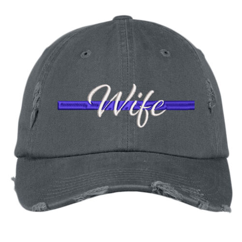 United Family - Distressed Cap - Blue/White Thumbnail