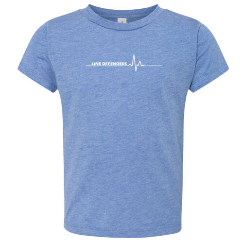 Line Defenders - Toddler Triblend Short Sleeve Tee w/ Back Name Option Thumbnail