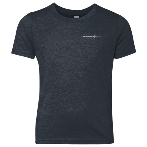 Line Defenders - Youth Triblend Crew w/ Back Name Option Thumbnail