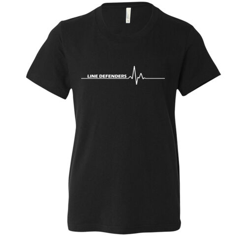 Line Defenders - Youth Unisex Jersey Short Sleeve Tee w/ Back Name Option Thumbnail