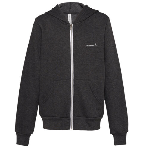 Line Defenders - Youth Sponge Fleece Full-Zip Hoodie w/ Back Name Option Thumbnail