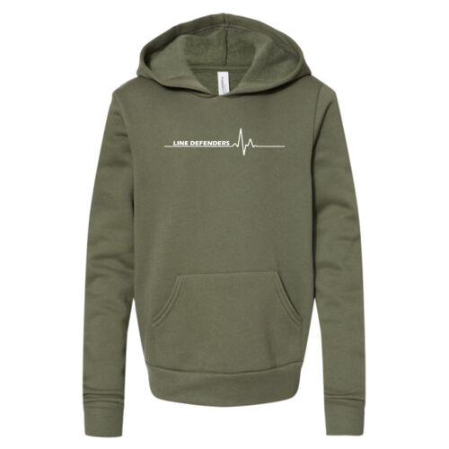 Line Defenders - Youth Sponge Fleece Hoodie w/ Back Name Option Thumbnail