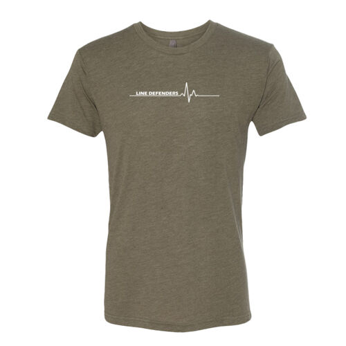Line Defenders - Triblend Short Sleeve Crew w/ Back Name Option Thumbnail