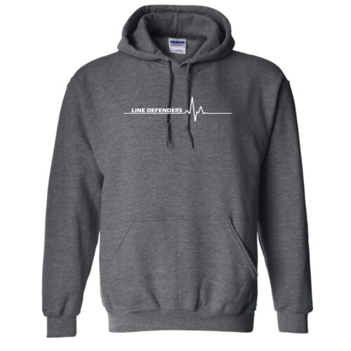 Line Defenders - Heavy Blend Hooded Sweatshirt w/ Back Name Option Thumbnail